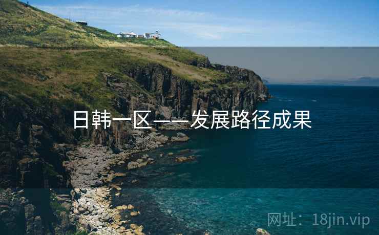 日韩一区——发展路径成果