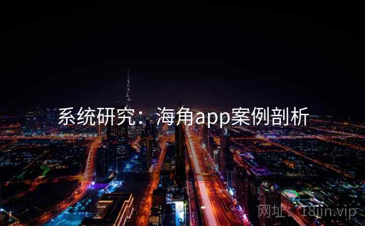 系统研究：海角app案例剖析