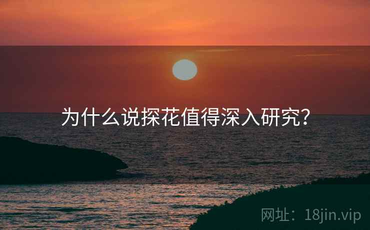 为什么说探花值得深入研究？